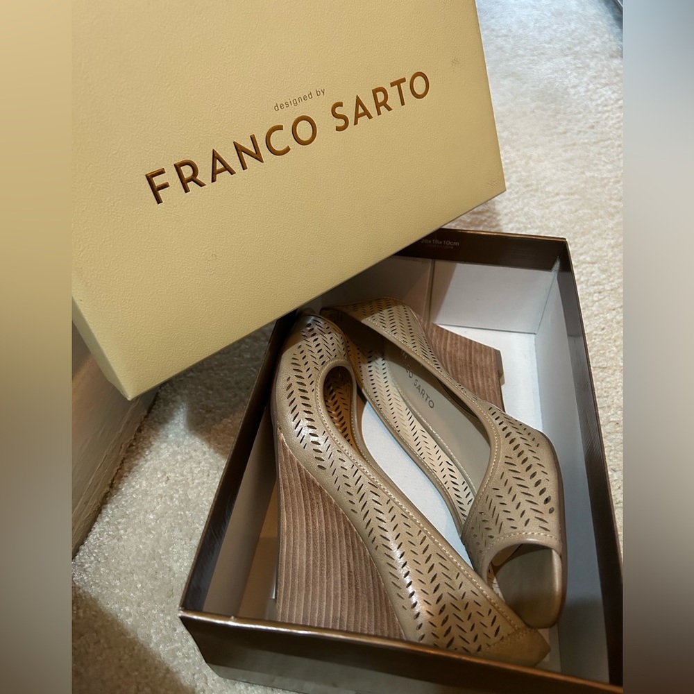 Franco Sarto Wedge Shoe, Size 8.5